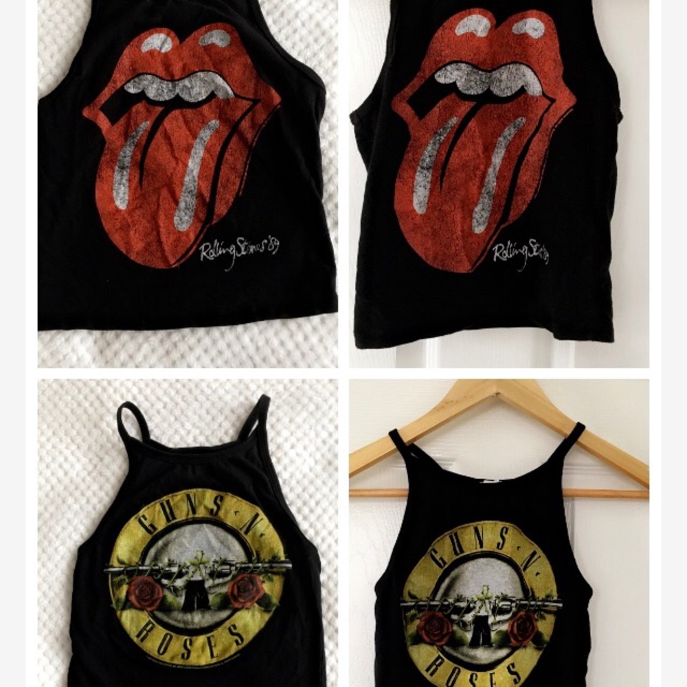 Cropped tang tops